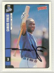 Thumbnail of Carlos Febles signed autographed baseball card 2001 Upper Deck Victory