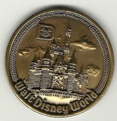 Thumbnail of Walt Disney World Commemrative Coin RARE Vintage 1980's 