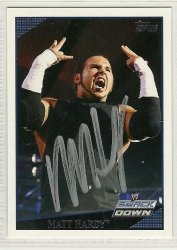 Thumbnail of matt hardy Signed autographed wrestling card WWF WWE WCW