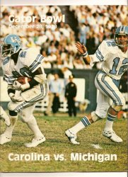 Thumbnail of 1979 Gator Bowl North Carolina Media Guide Lawrence Taylor