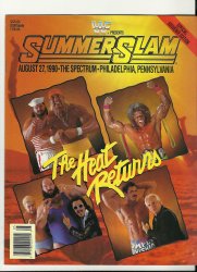 Thumbnail of wwf 1990 Summerslam Official Program PPV WWE