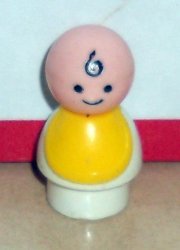 Thumbnail of Fisher Price Little People Baby Vintage #761 Nursery Rare #2