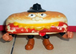 Thumbnail of 1989 Mattel Food Fighters Mean Weener Action Figure Mattel Vintage