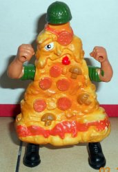 Thumbnail of 1989 Mattel Food Fighters Private Pizza Action Figure Mattel Vintage