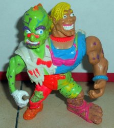 Thumbnail of 1991 Playmates Toxic Crusaders Headbanger action figure Vintage