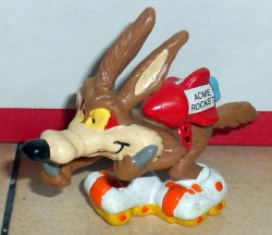 Thumbnail of Vintage 80's Applause Warner Brothers Wile E Coyote PVC figure RARE
