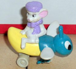 Thumbnail of Vintage 80's Applause Disney The Rescuers Bianca PVC figure