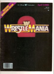 Thumbnail of 1986 WWF Wrestlemania 2 Official Event Program WWE PPV