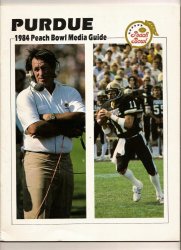 Thumbnail of 1984 Peach Bowl Game Purdue Media Guide
