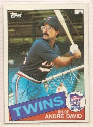 Thumbnail of Andre David signed autographed Baseball card