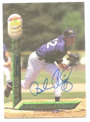 Thumbnail of brad Rigby Signed autographed baseball card