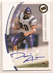 Thumbnail of Damien Anderson signed autographed Football card