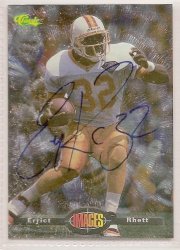 Thumbnail of Errict Rhett signed autographed Football card