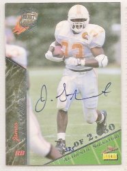 Thumbnail of James Stewart signed autographed Football card