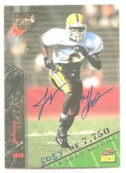 Thumbnail of Johnny Thomas signed autographed Football card