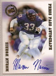 Thumbnail of Moran Norris signed autographed Football card