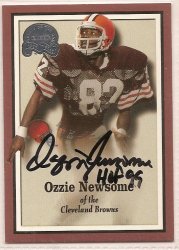 Thumbnail of Ozzie Newsome signed autographed Football card