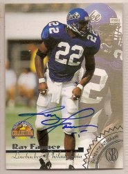 Thumbnail of Ray Farmer signed autographed Football card