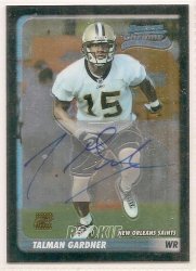 Thumbnail of Talman Gardner signed autographed Football card