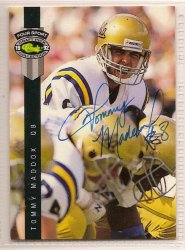 Thumbnail of Tommy Maddox signed autographed Football card