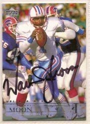 Thumbnail of Warren Moon signed autographed Football card HOF Oilers