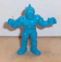 Thumbnail of M.U.S.C.L.E. Kinnikuman Figure #227 MuscleMan - @#%(*#@% version Blue 80's