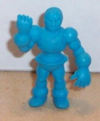 Thumbnail of M.U.S.C.L.E. Kinnikuman Figure #9 Mr. Deflated Planet Blue Vintage 80's
