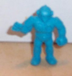 Thumbnail of M.U.S.C.L.E. Kinnikuman Figure #147 Heartless Hugo Blue Vintage 80's