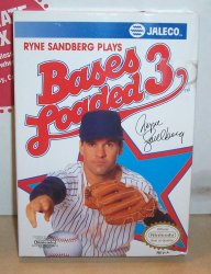 Thumbnail of Nintendo BASES LOADED 3 Video Game NES Complete