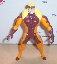 Thumbnail of 1993 Toy Biz X-Men Series 5 Sabertooth action figure Complete