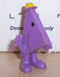 Thumbnail of 1980's Arby's Mr Men little miss Mr Rush pvc Figure Roger Hargreaves