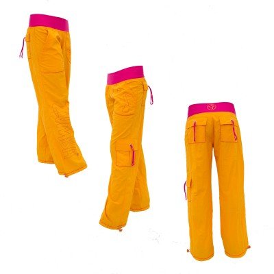 zumba logo cargo pants sz medium orange zumba cargo pants size chart