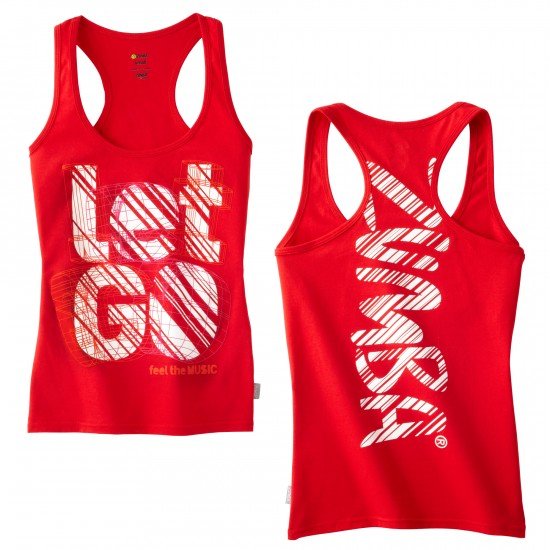Zumba - Let Go - Racerback Tank Top 