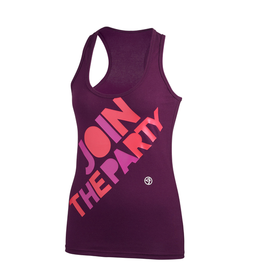 Zumba Dazzle Racerback Tank Topsz XS, Small, Medium, XXL - Plum