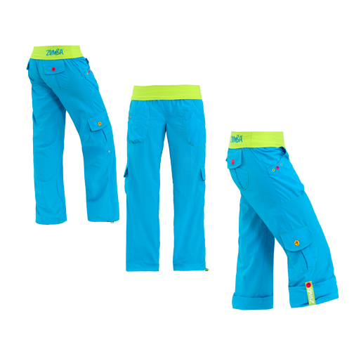 zumba highlighter cargo pants size small medium blue zumba cargo pants size chart