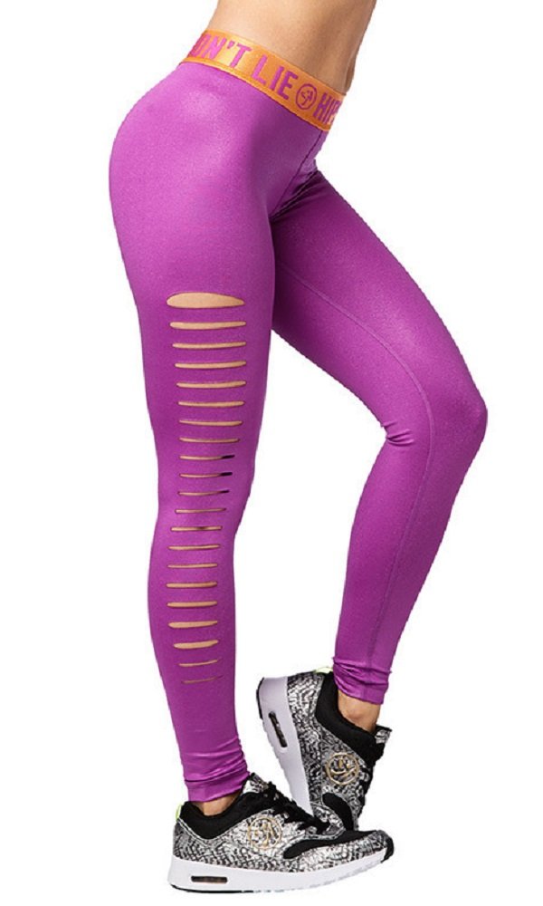 Zumba party slashed ankle leggings discount