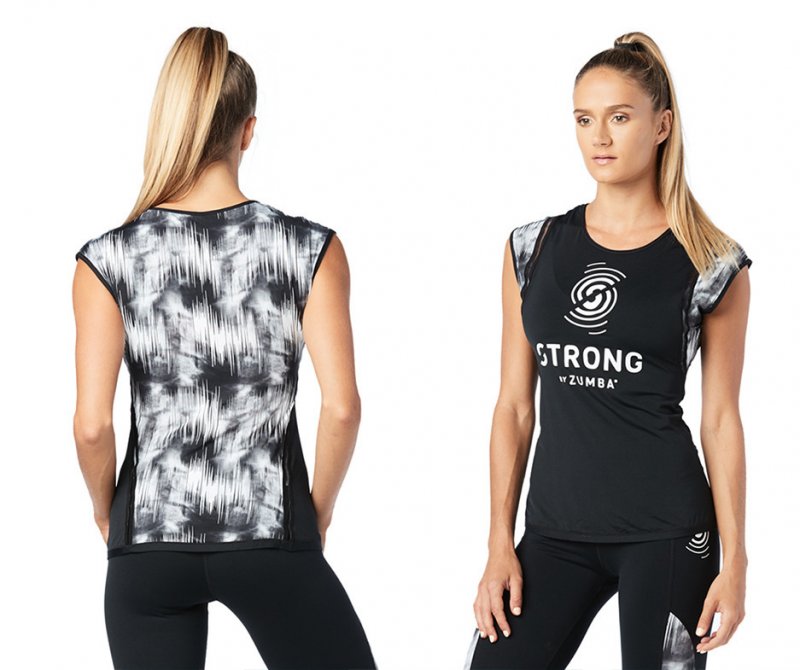 Escultura Instrumento Torrente STRONG by Zumba Squat Sync Sweat Top - Small, Large - Bold Black