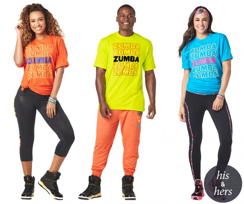 ONE SIZE FITS MOST Zumba T-Shirt - Green only