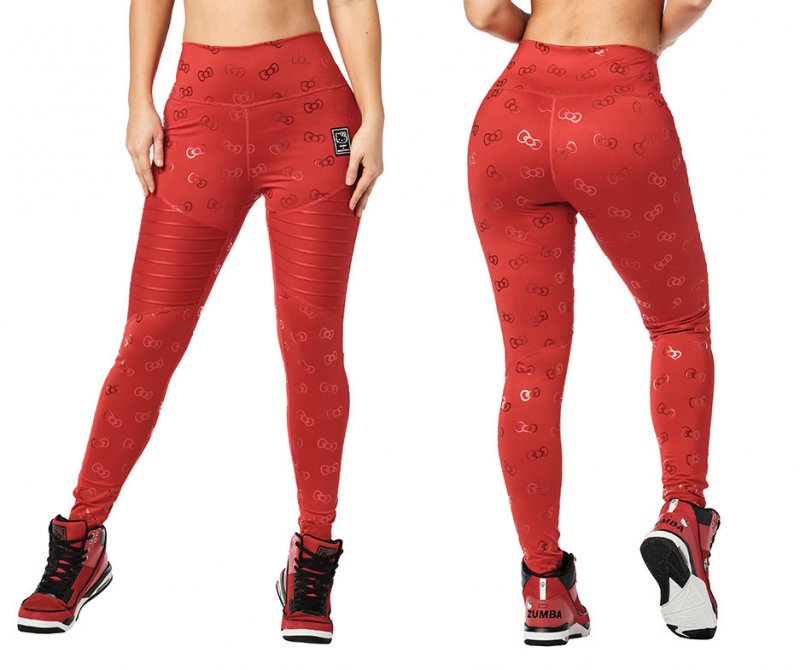 Zumba X Hello Kitty Ankle Leggings size XS - Ruby