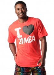 新作♪ユニセックス Zumba Love Crew Neck Instructor Tee - Red Zumba Love Crew Neck Instructor Tee - Red – Zumba Wear