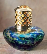 Thumbnail of La-Tee-da Blue/Green Confetti Lamp