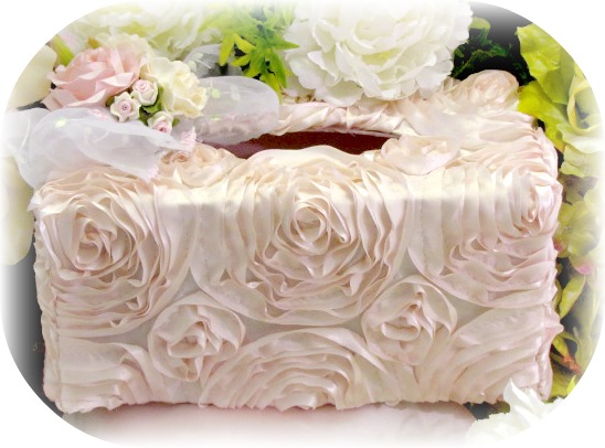 Thumbnail of Rose Blush Cottage Collection Large Tissue Cover