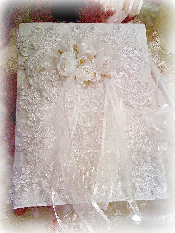 Thumbnail of Bridal Elegance Guest Book with Pen