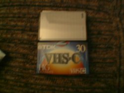 Thumbnail of TDK VHS-C TAPE