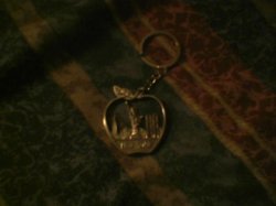 Thumbnail of big apple keychain