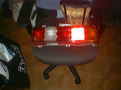Thumbnail of 1986 mercedes benz 300d  124 chaissis left taillight