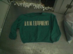 Thumbnail of bum equipment green sweatshirt