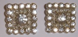Thumbnail of Nice square rhinestone button