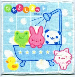 Thumbnail of San-X Nakayoshi Net Face Towel Wash Cloth (T0015)