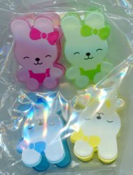 Thumbnail of Rabbit 4 Pcs Die Cut Plastic Paper Clip Set 